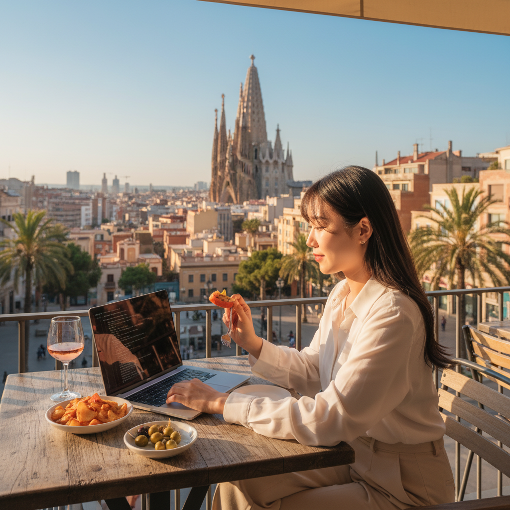 ‘바르셀로나’ 한 달 살기, MZ세대 급부상 포착