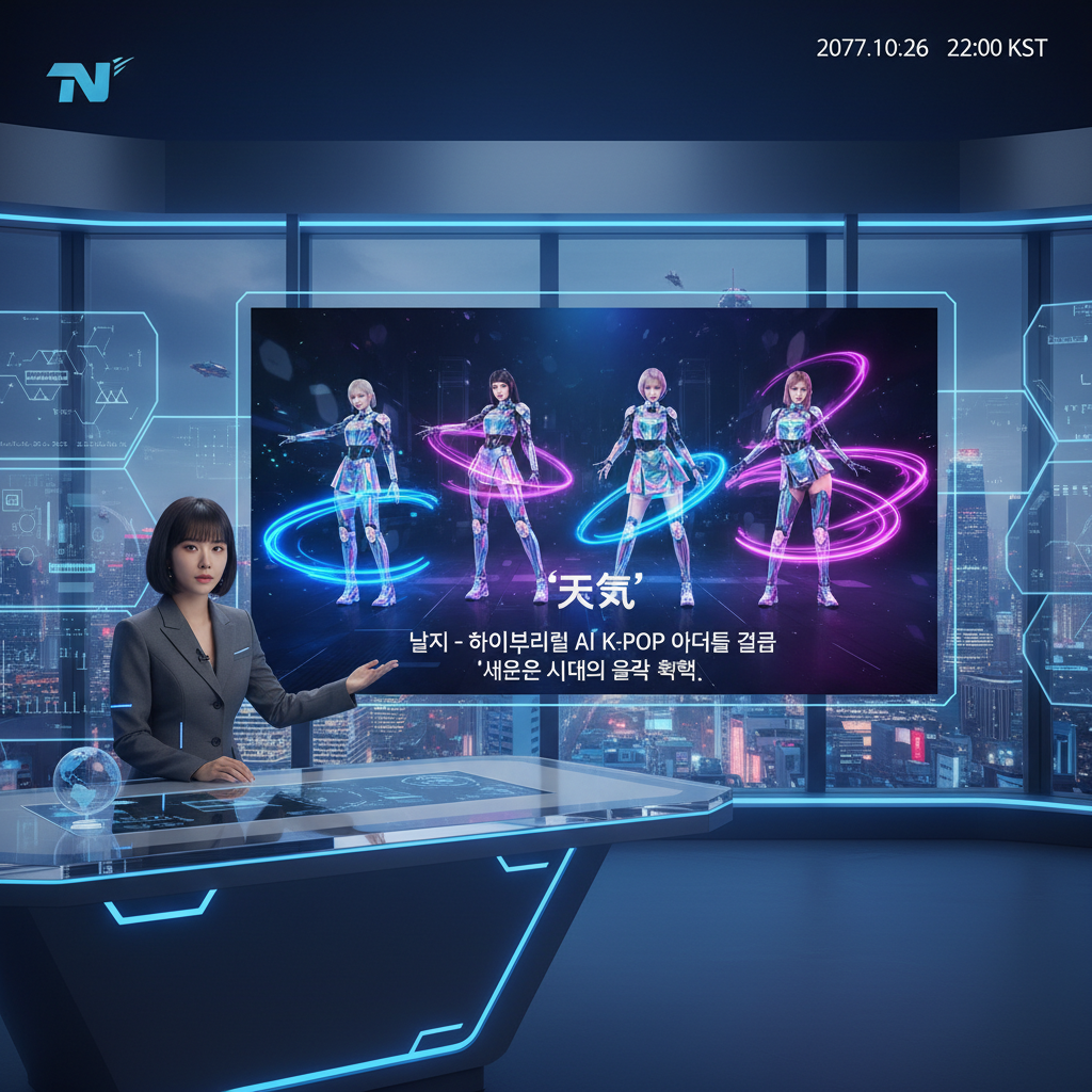 ‘天气’ AI 아이돌, K팝 판도 뒤집나? 경악