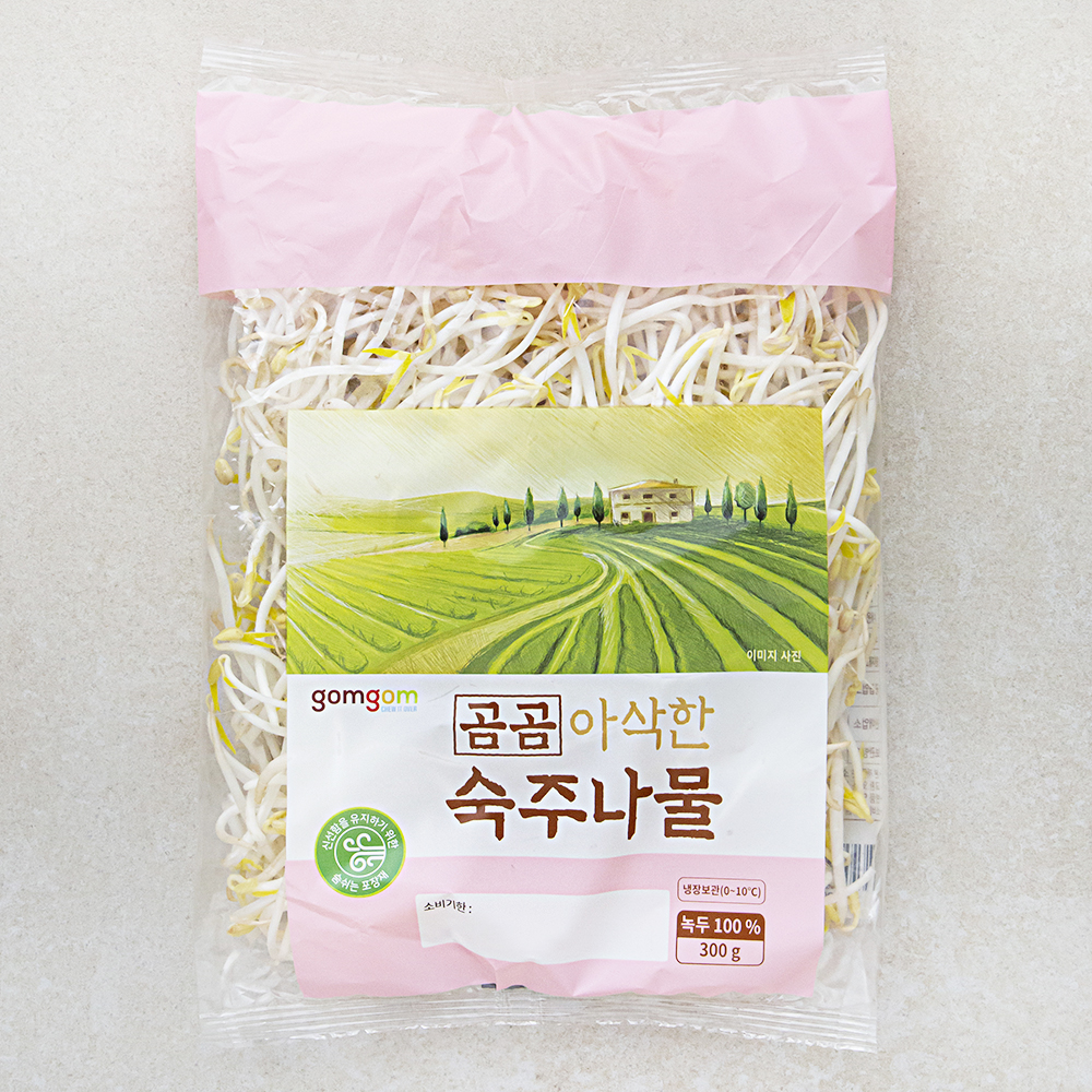 곰곰 아삭한 숙주나물 1,300원 (30일 최저가!) 꿀딜