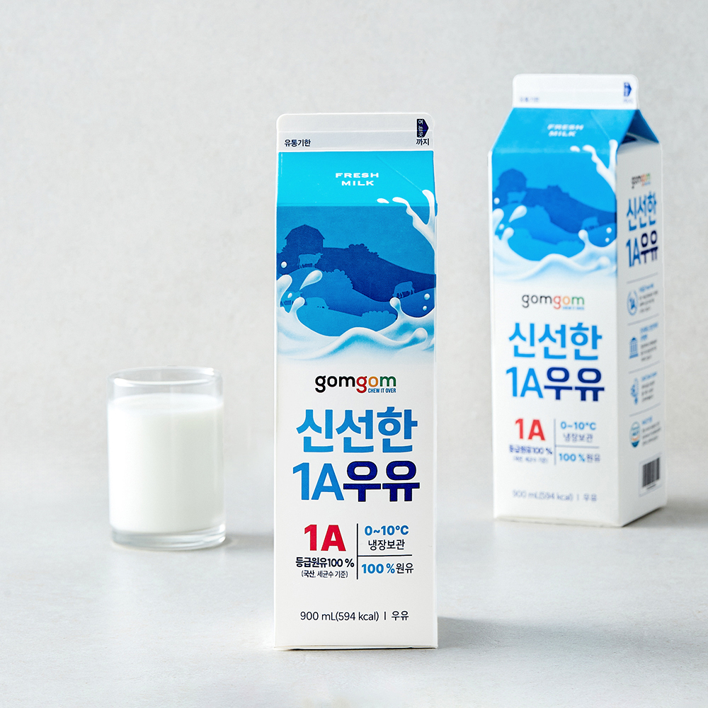 곰곰 신선한 1A 우유 3,690원 꿀딜