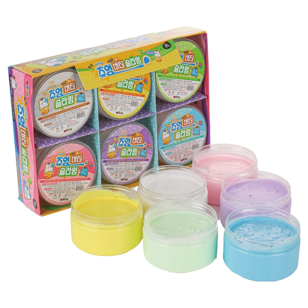 마이토이즈 츄잉 버터 슬라임 6종 세트 720g 8,390원 꿀딜