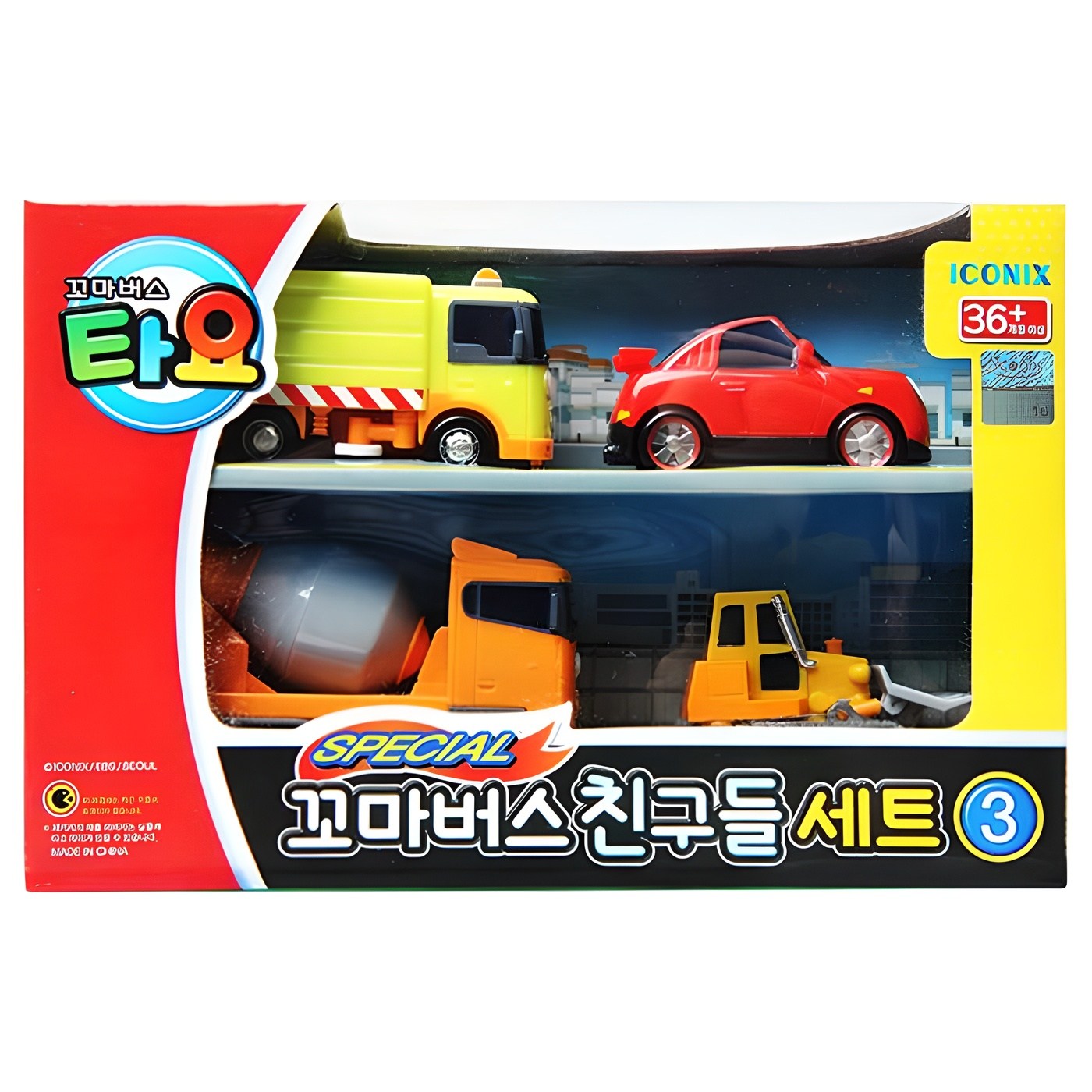 타요 스페셜 꼬마버스 친구들 세트3 중장비 작동완구 15,900원 꿀딜