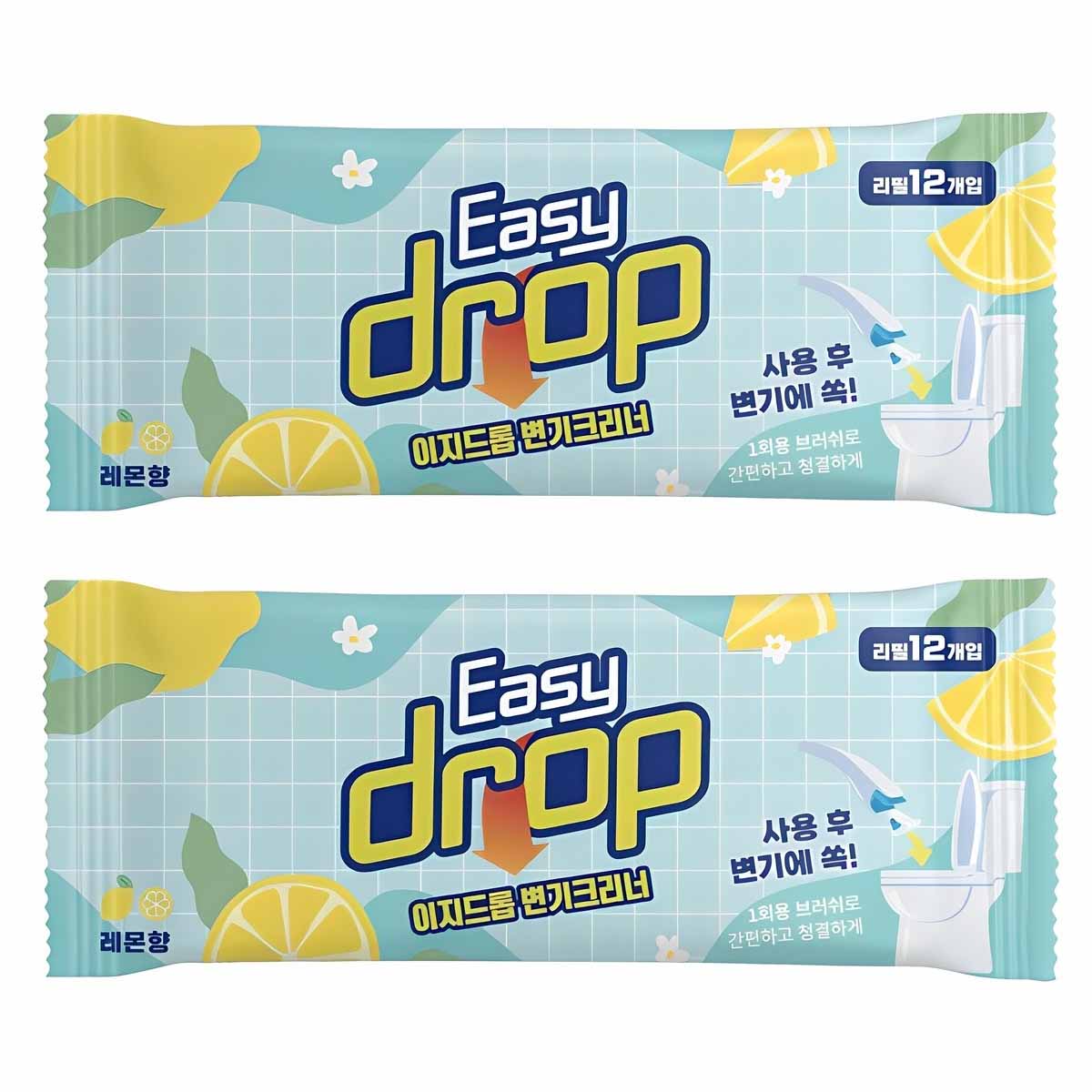 이지드롭 변기크리너 뉴 레몬향 8,900원 꿀딜