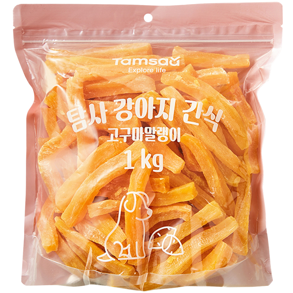 탐사 강아지 고구마말랭이 간식 9,890원 꿀딜